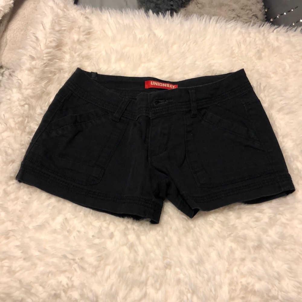 UnionBay black shorts size 0
